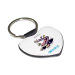 ميدالية مفاتيح شكل قلب بتصميم التمساح والصوص