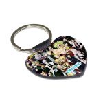 ميدالية مفاتيح شكل قلب بتصميم الشخصيات الفخمة كل الانميات