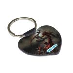 ميدالية مفاتيح شكل قلب بتصميم القتال ضد سبايدر مان