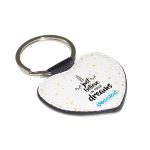 ميدالية مفاتيح شكل قلب بتصميم النجوم والأحلام