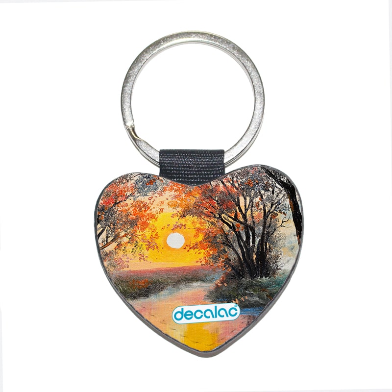ميدالية-مفاتيح-شكل-قلب-بتصميم-انعكاس-الغروب-1
