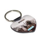 ميدالية مفاتيح شكل قلب بتصميم باتلفيلد 1 التخفي جيدا