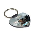 ميدالية مفاتيح شكل قلب بتصميم باتلفيلد 1 الدبابه الصغيره