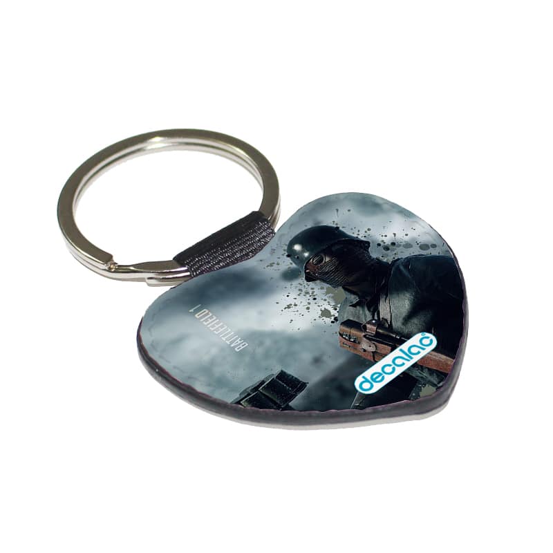 ميدالية مفاتيح شكل قلب بتصميم باتلفيلد 1 معركه شيقة ميدالية مفاتيح شكل قلب بتصميم باتلفيلد 1 معركه شيقة