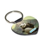 ميدالية مفاتيح شكل قلب بتصميم بو كونغ فو باندا