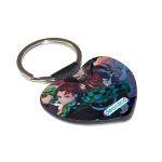 ميدالية مفاتيح شكل قلب بتصميم تانجيرو ونيزوكو