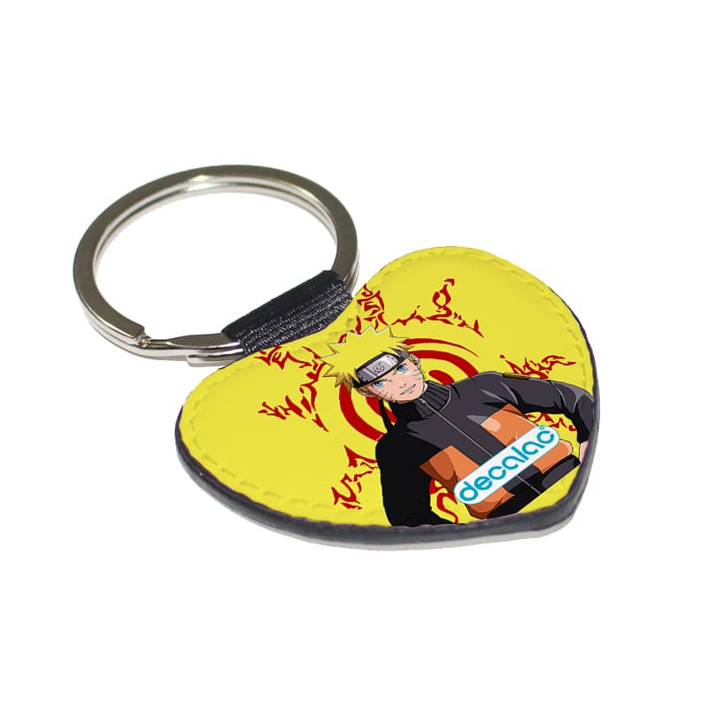 ميدالية مفاتيح شكل قلب بتصميم ختم ناروتو ميدالية مفاتيح شكل قلب بتصميم ختم ناروتو