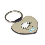 ميدالية مفاتيح شكل قلب بتصميم خروف