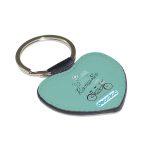ميدالية مفاتيح شكل قلب بتصميم دراجه هوائيه