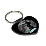 ميدالية مفاتيح شكل قلب بتصميم ديث نوت الشيطان ريوك