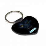 ميدالية مفاتيح شكل قلب بتصميم ديث نوت ريوك مخيف