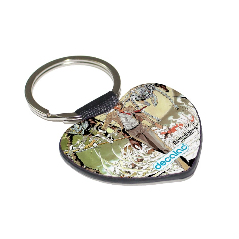 ميدالية مفاتيح شكل قلب بتصميم ديث نوت عالم الشياطين ميدالية مفاتيح شكل قلب بتصميم ديث نوت عالم الشياطين