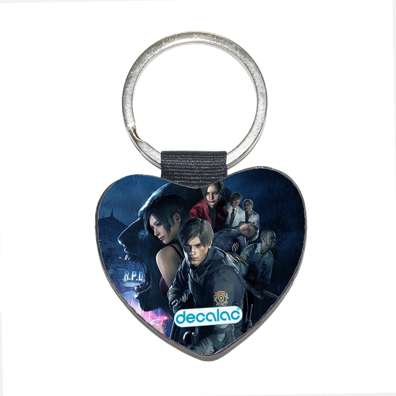 ميدالية-مفاتيح-شكل-قلب-بتصميم-ريزدنت-ايفل-2-جميع-الشخصيات-1