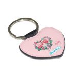 ميدالية مفاتيح شكل قلب بتصميم زوجين الحب فلامنغو