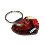 ميدالية مفاتيح شكل قلب بتصميم سبايدر مان