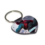 ميدالية مفاتيح شكل قلب بتصميم  سبايدر مان الصغير