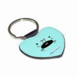 ميدالية مفاتيح شكل قلب بتصميم سلطعون خائف