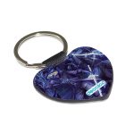 ميدالية مفاتيح شكل قلب بتصميم سيدة ماريا من برج الساعة النجمي