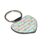 ميدالية مفاتيح شكل قلب بتصميم فلامنغو الاستوائية