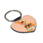 ميدالية مفاتيح شكل قلب بتصميم قوة إيس من ون بيس