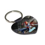 ميدالية مفاتيح شكل قلب بتصميم قوة سبيدر مان