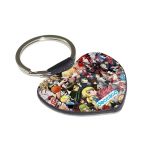 ميدالية مفاتيح شكل قلب بتصميم مكس انمي