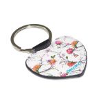 ميدالية مفاتيح شكل قلب بتصميم مورد