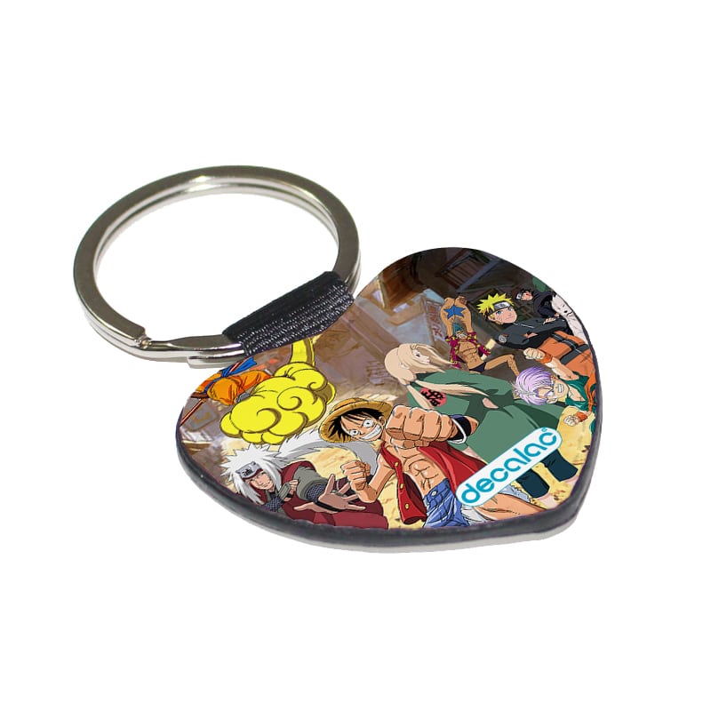 ميدالية مفاتيح شكل قلب بتصميم ميدوريا وباكوغو واوول مايت ميدالية مفاتيح شكل قلب بتصميم ميدوريا وباكوغو واوول مايت